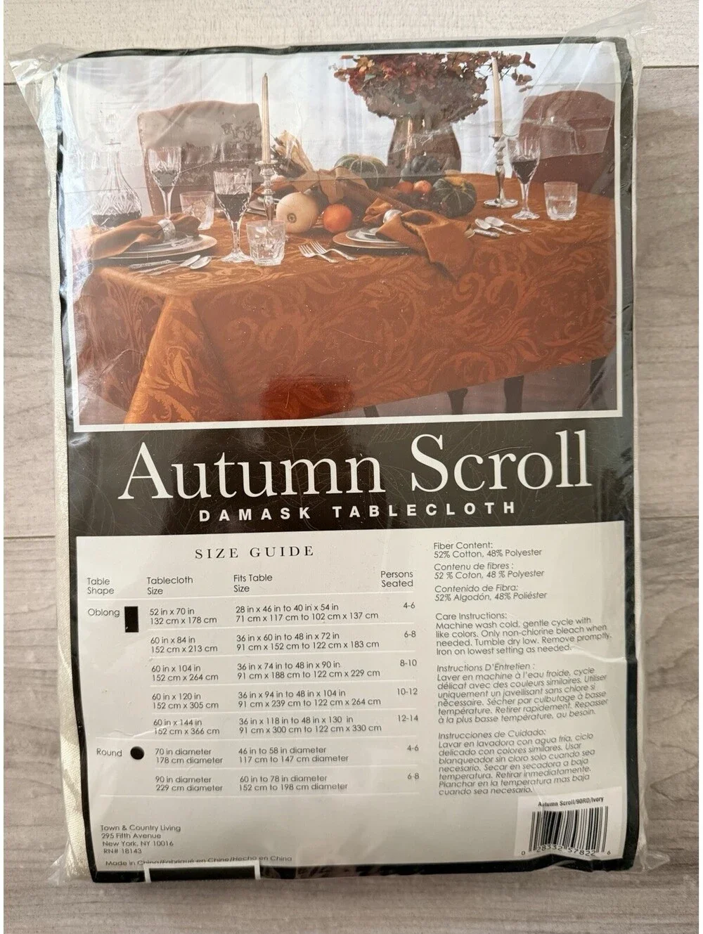Town and Country Living Autumn Scroll Damask Fabric 90